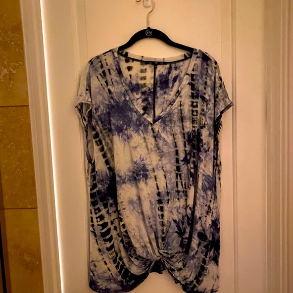 COIN 1904 tye dye blouse 2X - Picture 5 of 5